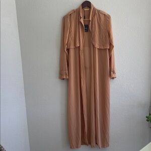 JLUXLABEL Chic Long Sleeve Tan Jacket